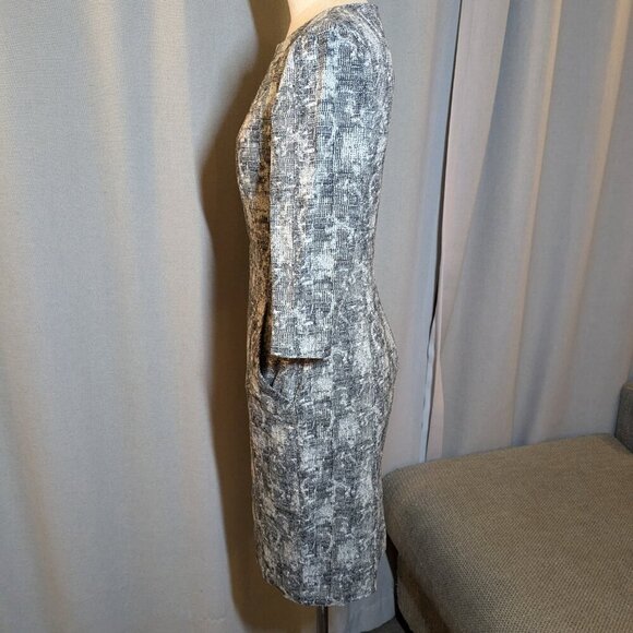 M.M. Lafleur White Black Etsuko Dress Size 4 Pockets - Picture 4 of 8